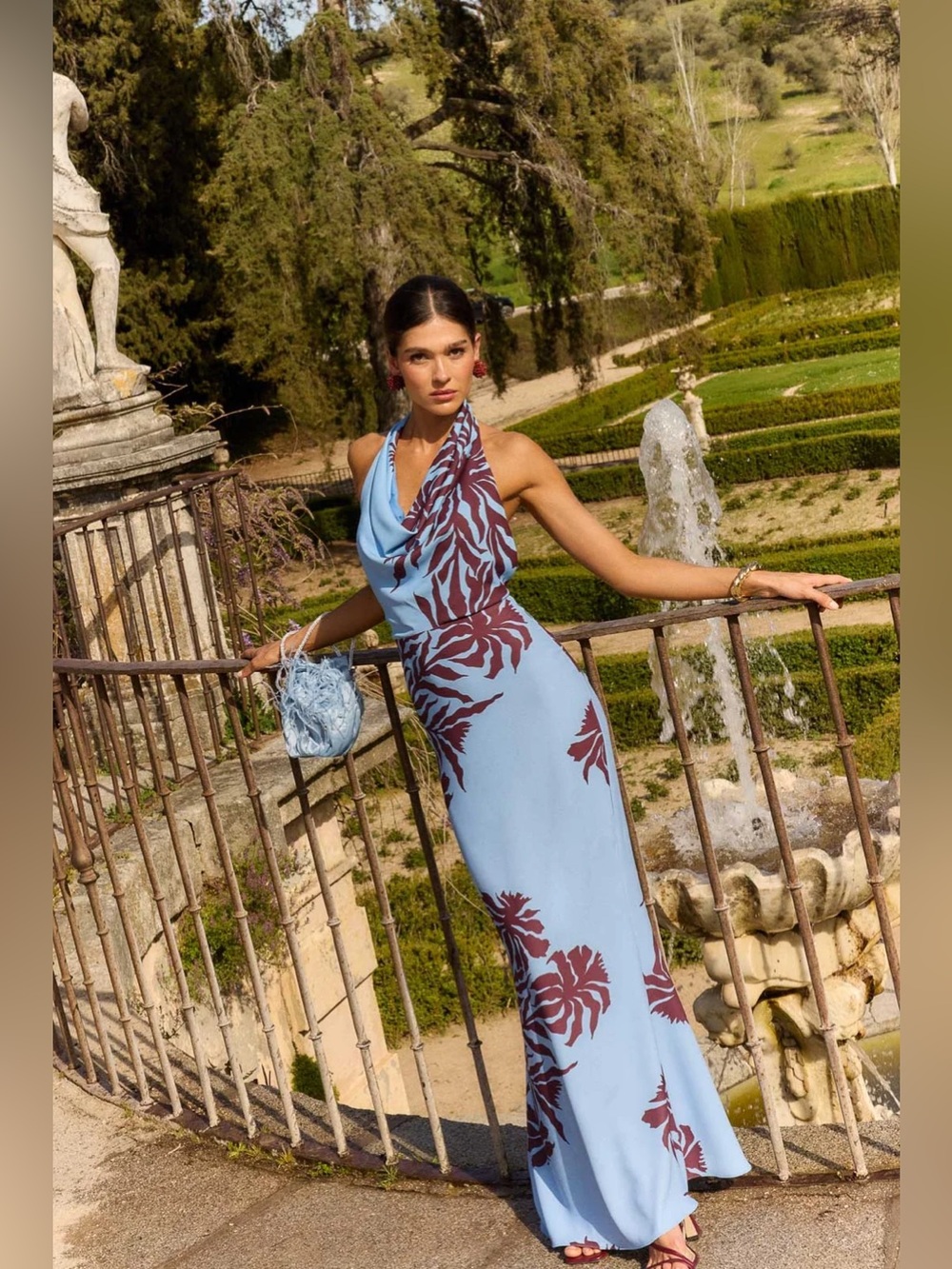 Lady Pipa Halter Wedding Guest Dress